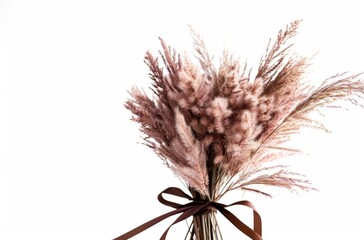 Dried Flower Bouquet With Ribbon