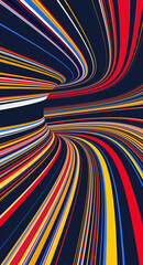 Beautiful abstract art and 3d illustration design 