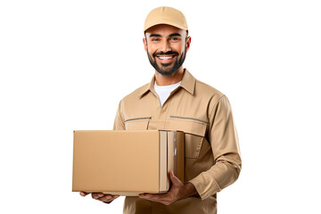 Happy arab delivery man.............