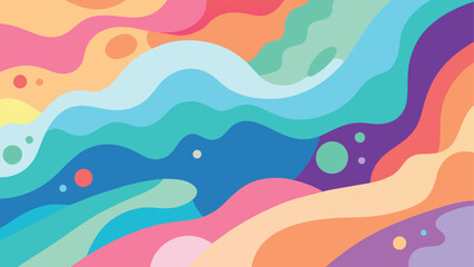 abstract background, vector art, illustration, colorful design