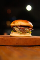 Hamburguer de carne do sol