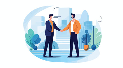 Partnership human handshake collaboration. Shaking