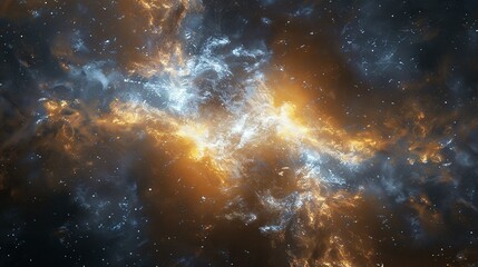 Fototapeta premium Nebular Glow and Stellar Youth