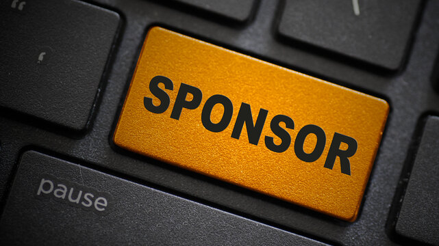 Sponsor text button on keyboard