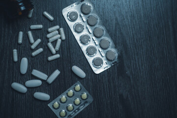 Medicines and medicines. Pills