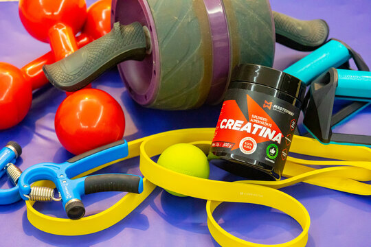 Brazil, April 22, 2024: devices for bodybuilding and calesthenics exercises