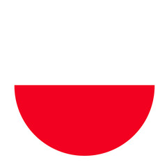 Poland flag button
