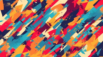 Discover a vibrant and abstract color pattern ideal for enhancing your background texture - obrazy, fototapety, plakaty