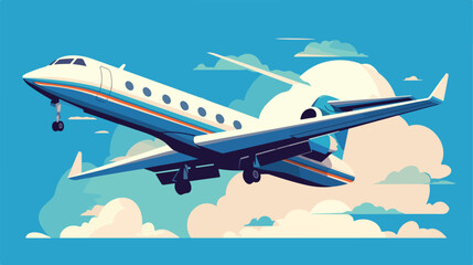 Obraz na płótnie Canvas Plane icon vector illustration. Flat design style 2