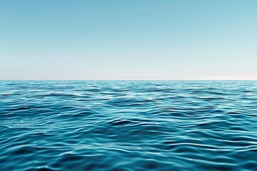 Obraz premium Vast Water Body Under Sky