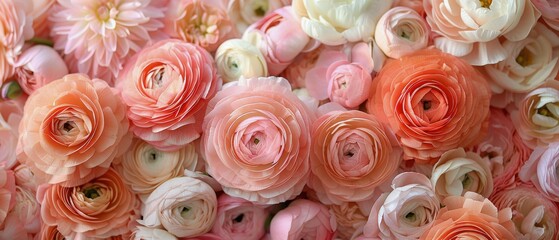 Pink Flowers Surrounding White Flower in Center