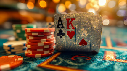 Casino games, betting, winning or losing