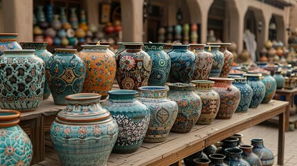 Clay Creations: Traditional Pottery of Nizwa Souq, Oman