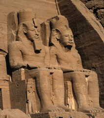 Rameses II colossus, seated figure