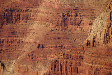Textures of steep sandstone cliffs