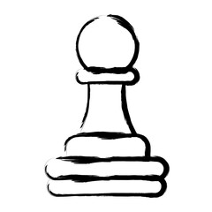 Chess Ink Brush Stroke Vector