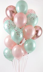 Obraz premium Colorful Balloons Arranged in a Vase