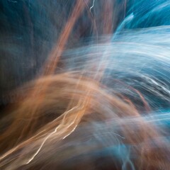 abstract blurred background with light trails