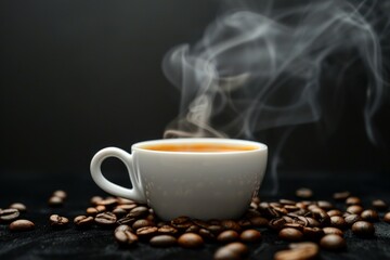 Steaming Cup of Coffee
