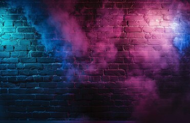 Brick Wall Emitting Smoke - obrazy, fototapety, plakaty