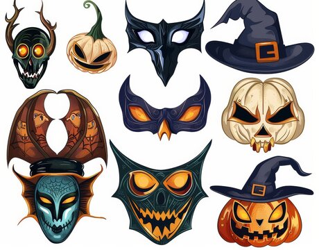 Halloween Masks and Props 