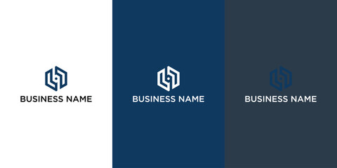 double letter L logo design. Vector illustration double letter L shaped polygon. modern logo design vector icon template