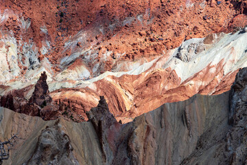The Upheaval Dome crater in the Canyonland national park
