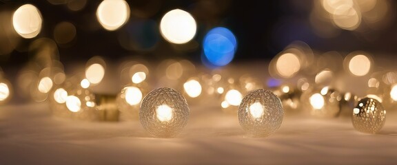 'event decoration lights led glittering background celebration Selective bokeh group lights focus'