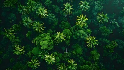 Impact of Deforestation on Climate Change Seen from Satellite View. Concept Deforestation, Climate Change, Satellite Imagery, Environmental Impact