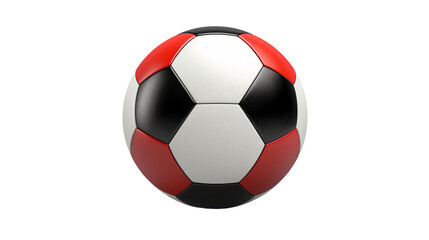 Soccer ball isolated on white, cut out transparent