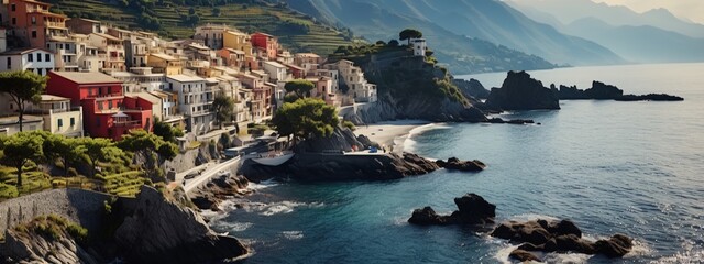 Houses and Coastal Views in Almanpie, Italy