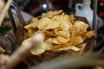 potato chip, buffet, brazilian snacks, fast food
