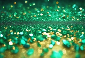 'color confetti glitter texture background emerald abstract accessory beautiful blink card...