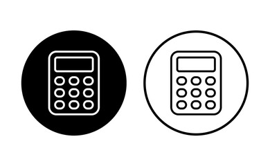 Calculator icon set. Accounting calculator icon. calculator vector