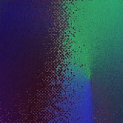 An abstract iridescent grainy grunge texture background image.