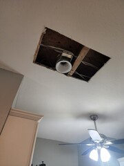 Ceiling leak
