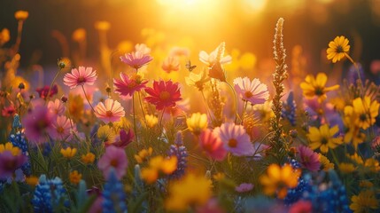 Obraz na płótnie Canvas Blossoming Beauty: Explore the Enchanting Spring Floral Garden Paradise