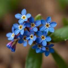 Forget-Me-Nots: Tiny Blue Blooms Remembering Love
