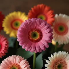 Colorful wildflowers in full bloom, painting the landscape with vibrant hues of nature