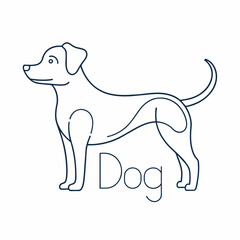Dog Logo vector art illustration (11)