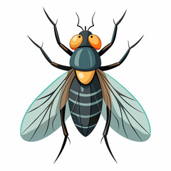 Fly vector art illustration (27)