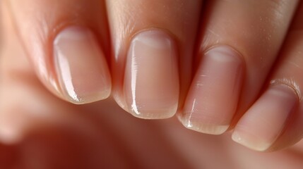 The nails on the thumbs are often the strongest able to withstand the most pressure and force. .