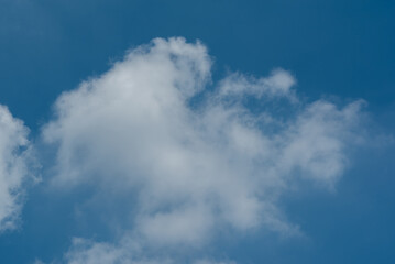 Blue sky with white clouds