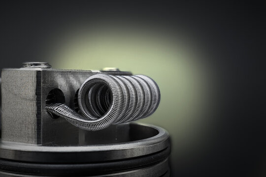 Staggerton Fused Clapton Coil on Dripper for vape