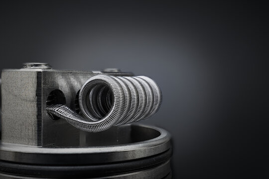 Staggerton Fused Clapton Coil on Dripper for vape
