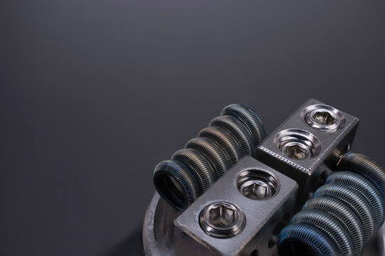 Staggerton Fused Clapton Coil on Dripper for vape