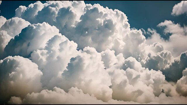 Beautiful blue sky cloudsfor background. Panorama of sky