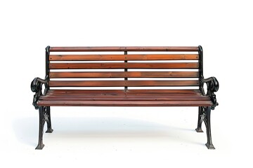 Classic Bench Isolated on white