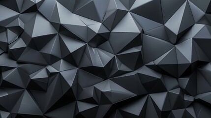 Fototapeta premium Black Geometryc Triangle Abstract Shape