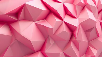 Pink Geometryc Triangle Abstract Shape